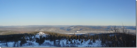 Ester Dome AK January 2010 View North East